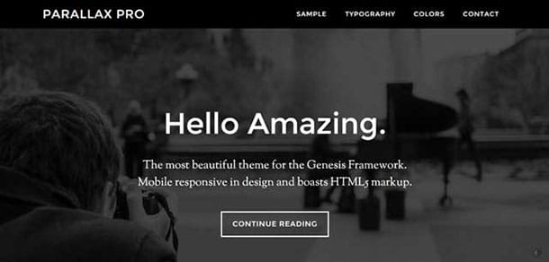 Parallax Pro Theme