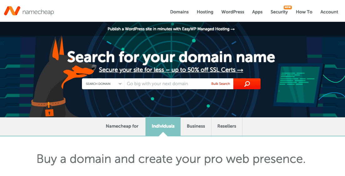 namecheap hosting