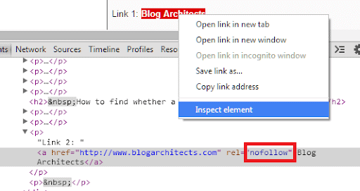 How to Inspect a Link for DoFollow​