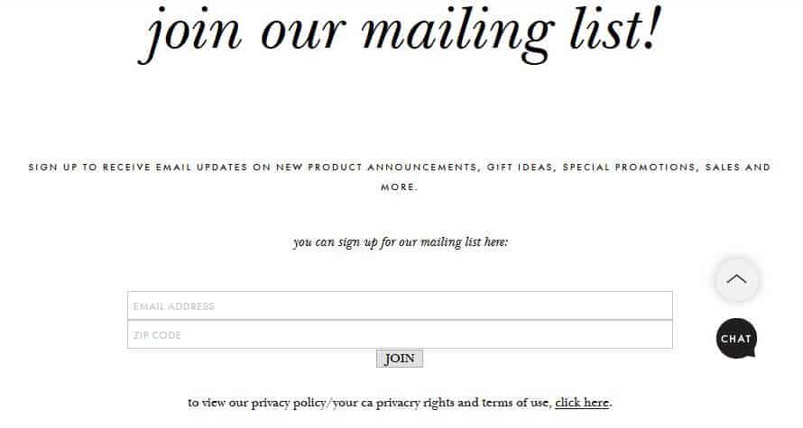 EMail_signup_form