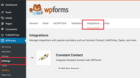 Newsletter Signup Form Using WPForms Lite